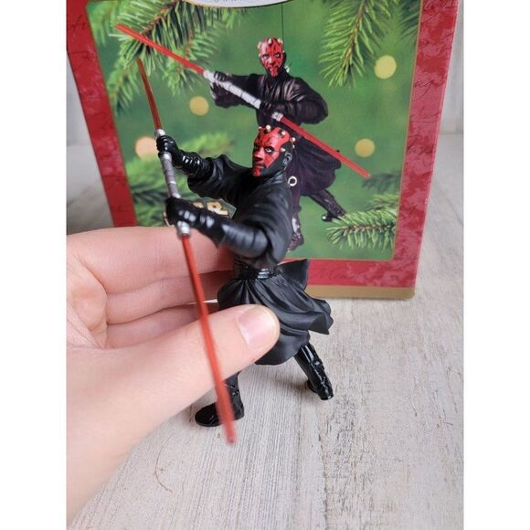 Hallmark 2000 Star Wars Episode 1 Darth Maul ornament Xmas - Picture 4 of 7